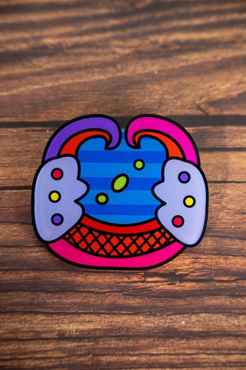 Cenote Acrylic Pin - Centipede Jaws - Maya Mesoamerican image 1