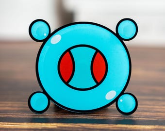 Xihuitl - Turquoise Acrylic Pin - Nahuatl Glyph - Aztec - Mexica - Mesoamerican