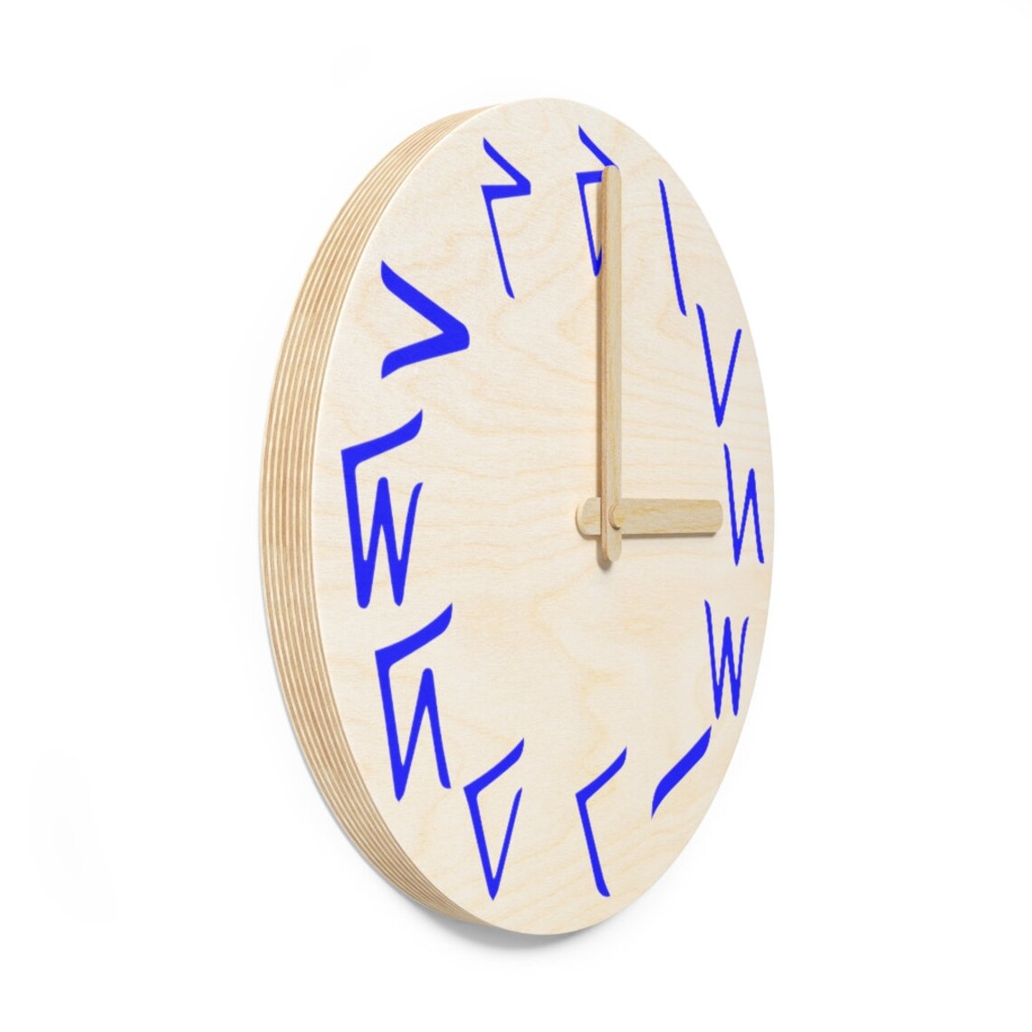 Kaktovik Iñupiaq Numerals Alaskan Native Wall Clock Natural Etsy