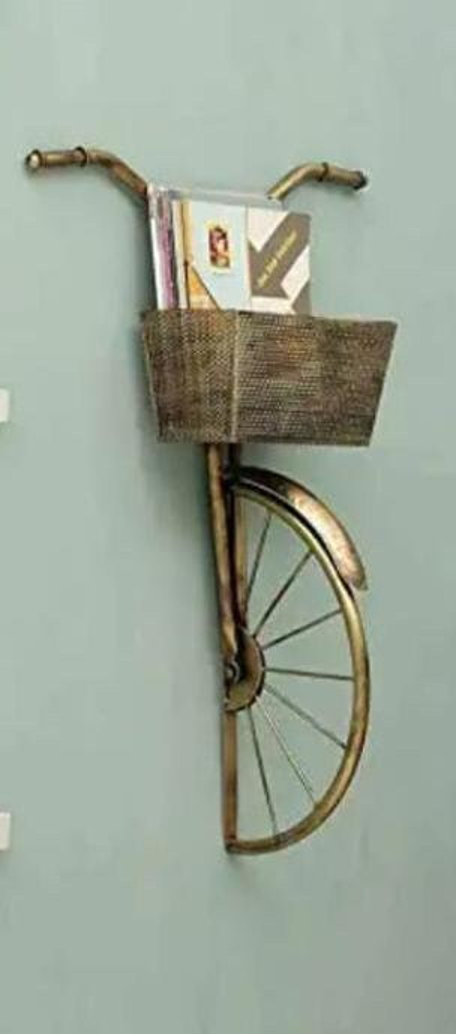 Half Panel Big Bicycle Wall Decoration Piece Beautifully Made | Etsy