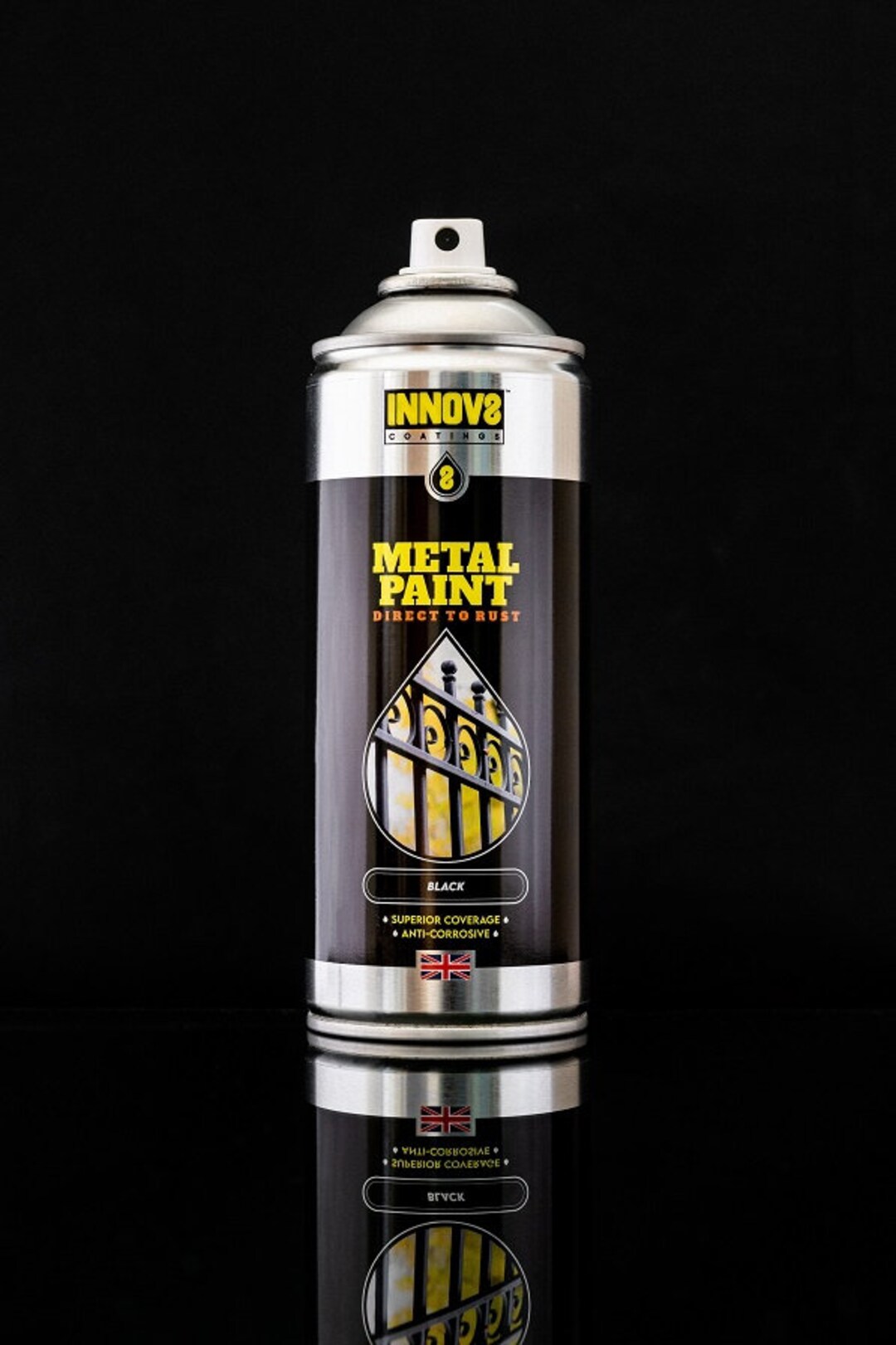 2x Black Metal Spray Paint Gloss All Purpose Metal Wood Etsy UK