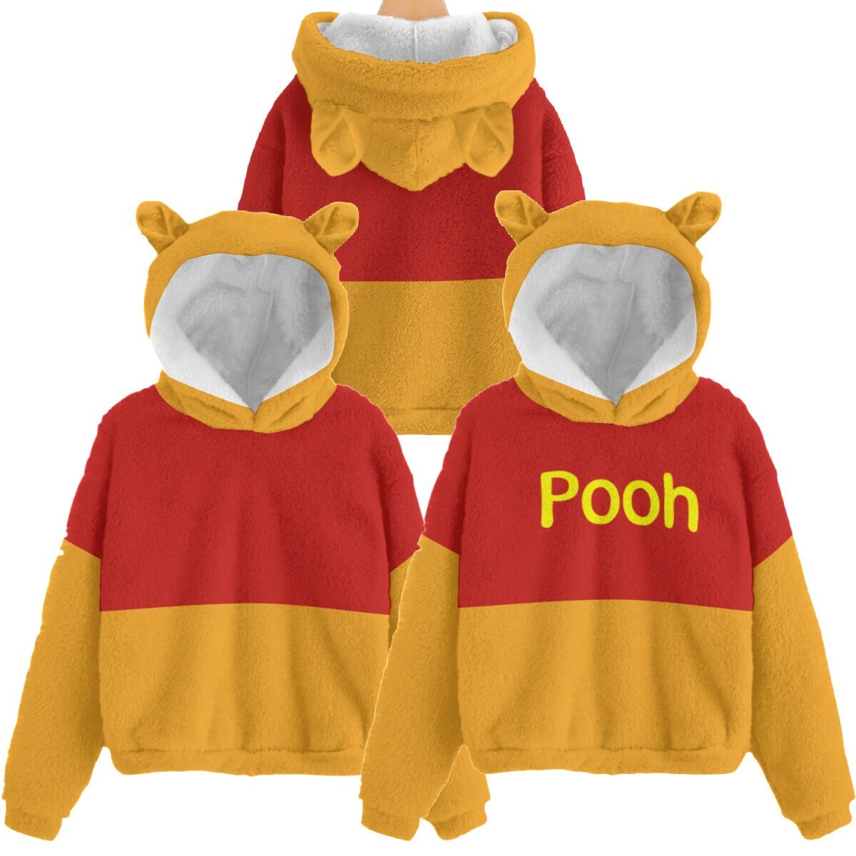 Toddler  2PC Outfit Sets Winnie The Pool Pullover Hoodie Size 1-4 years Old! 
