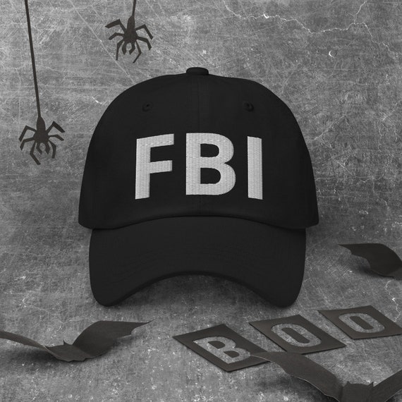 Embroidered FBI Hat Law Enforcement Hat 