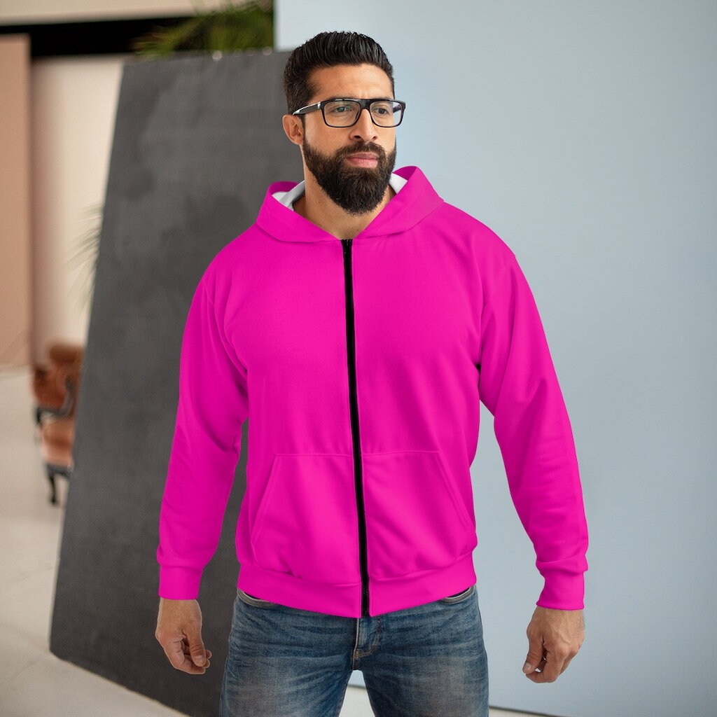 hot pink pullover hoodie