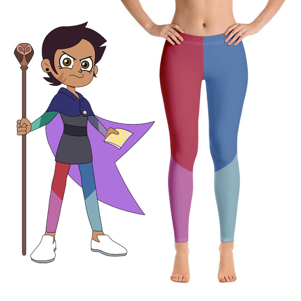 The Owl House Leggings Luz Noceda School Uniform Costume Etsy UK