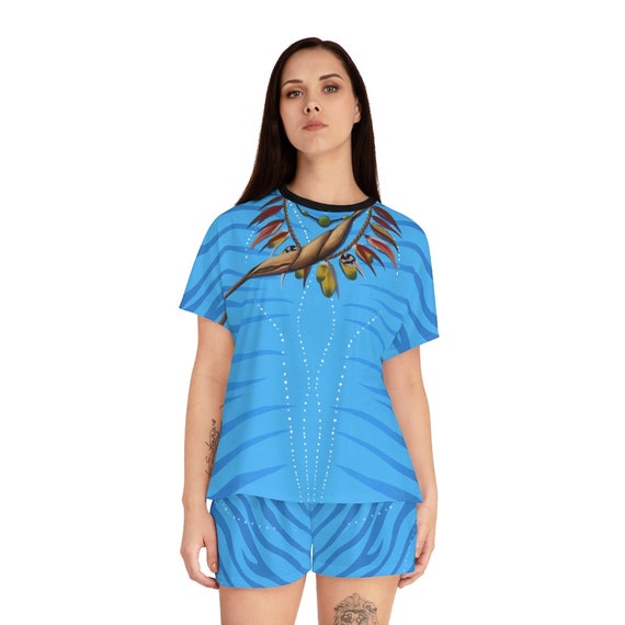 Korte pyjamaset voor dames Kleding Dameskleding Pyjamas & Badjassen Pyjamashorts & Pyjamabroeken AOP