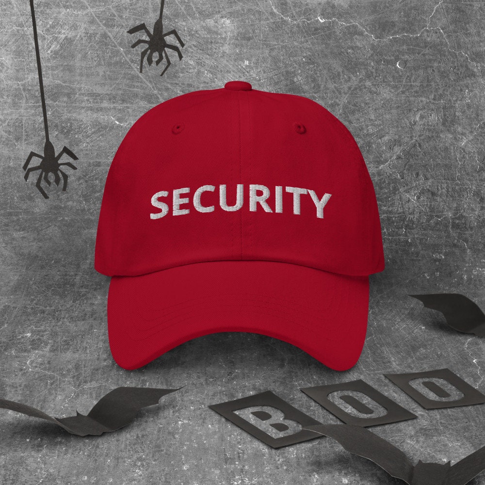 Security Hat Law Enforcement Costume Accessory Halloween Etsy 日本