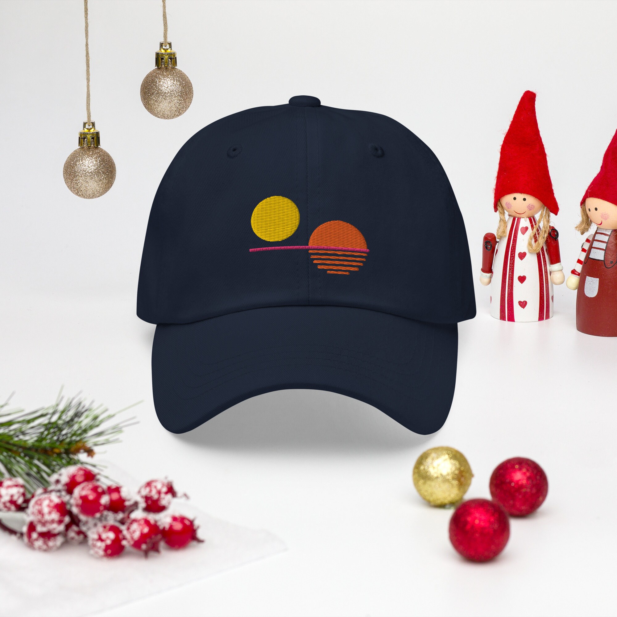 Minimalist Tatooine Sunset Baseball Cap 