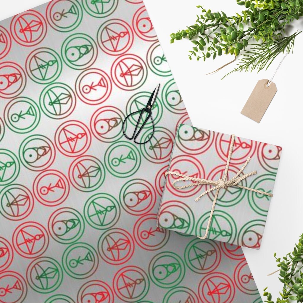Owl House Glyphs Christmas Wrapping Paper - Gift Wrap Roll
