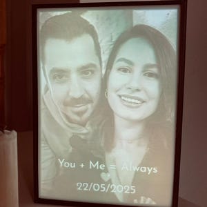 Custom Photo Lithophane Lightbox: Personalized 3D Printed Keepsake