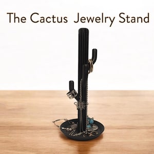 Portagioie Cactus, Portagioie, Organizzatore, Espositore per gioielli, Regalo unico, Regalo per lei, Porta anelli