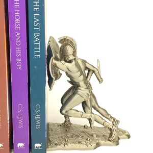 Spartans Bookend – Ancient Warrior, Bold Greek Soldier Shelf Styling | Office Decor| Unique Bookend Gift image 16