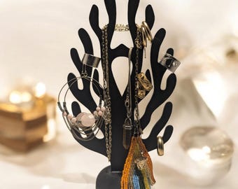 Tree Jewelry Stand – Elegant Necklace & Bracelet Holder for Vanity, Desk | Rings, Necklaces, Bracelets Organizer