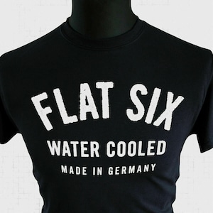 Maglietta Flat Six raffreddata ad acqua (nera)