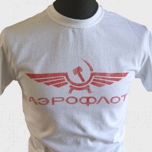 Aeroflot T Shirt (White)