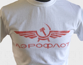 Aeroflot T Shirt (White)