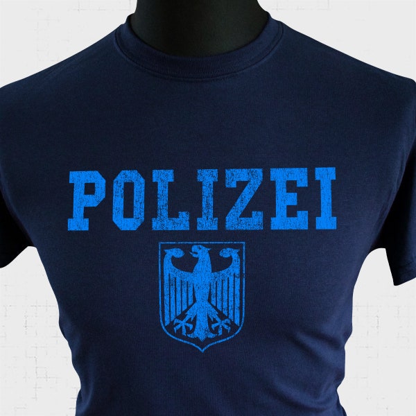 Polizei T Shirt (Blue)