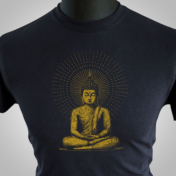 Black and gold Buddha Tee Black and gold Buddha Tee