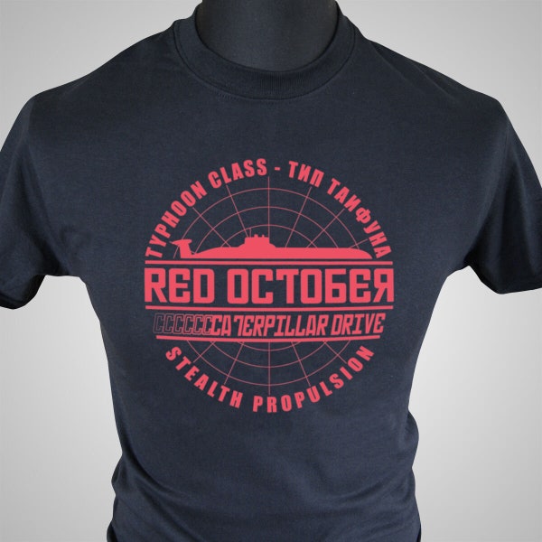 Rotes Oktober-T-Shirt