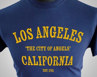 Los Angeles T Shirt (Blue)