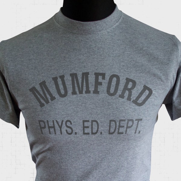 Mumford Phys Ed. Dept T Shirt Inspired By Axel Foley and Beverly Hills Cop
