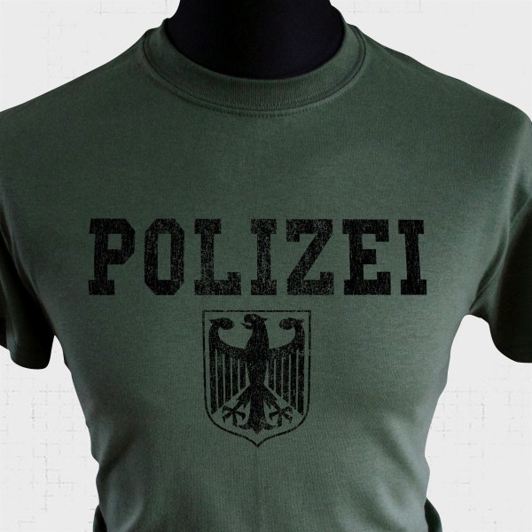 Polizei T Shirt (Green)
