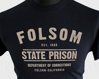 Folsom State Prison T-Shirt (Schwarz)