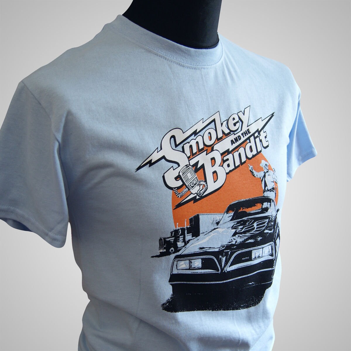 トップス vintage Smokey and the bandit camisole Smokey and the Bandit T Shirt (light Blue) - Etsy