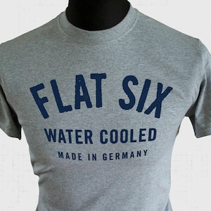 T-shirt Flat Six raffreddata ad acqua (grigio/blu)