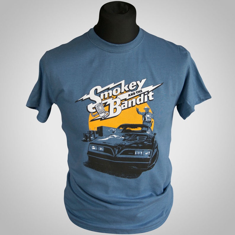 Smokey and the Bandit T Shirt (indigo Blue) Etsy