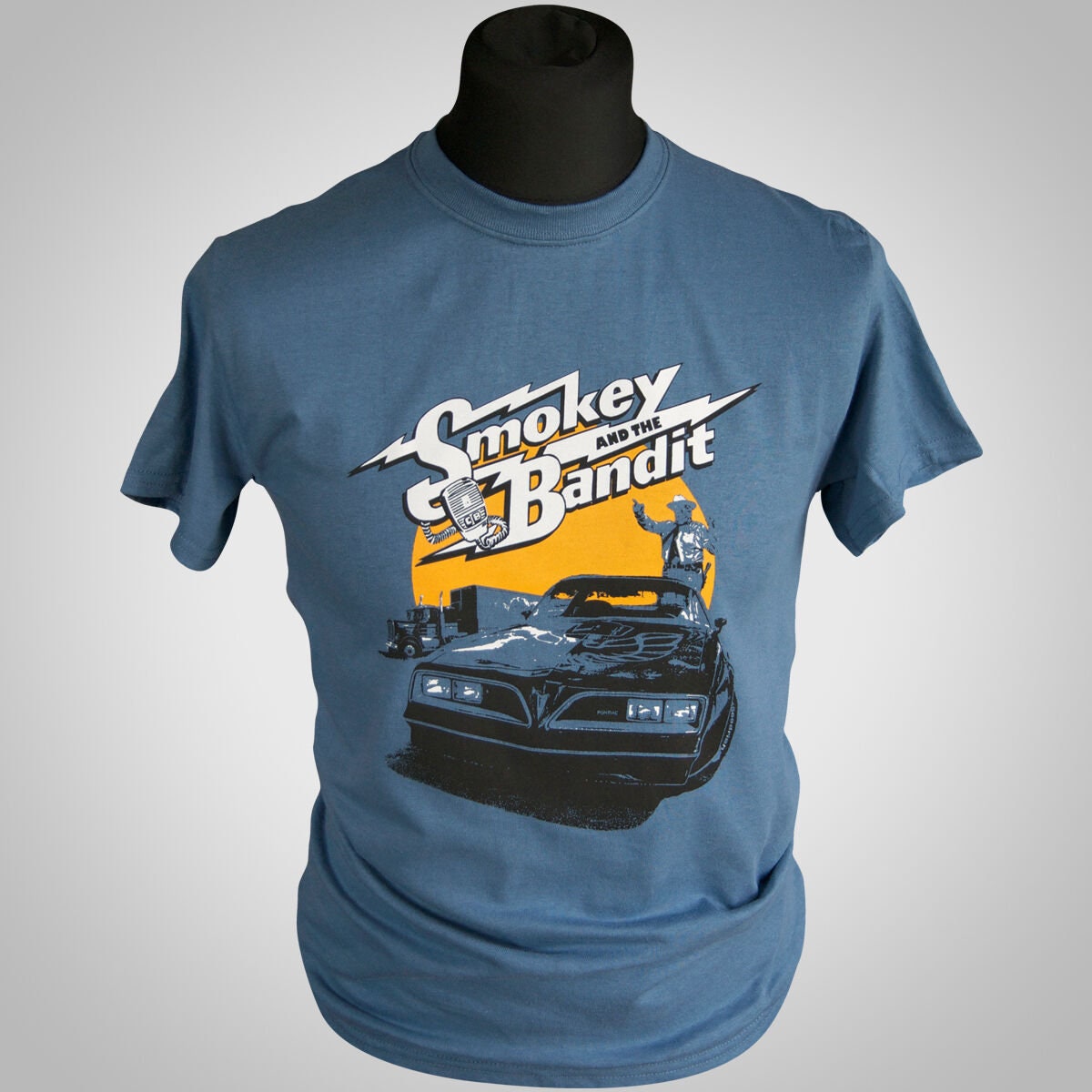 トップス vintage Smokey and the bandit camisole Smokey and the Bandit T Shirt (light Blue) - Etsy