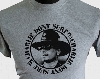 Charlie Don't Surf T Shirt (Grey)