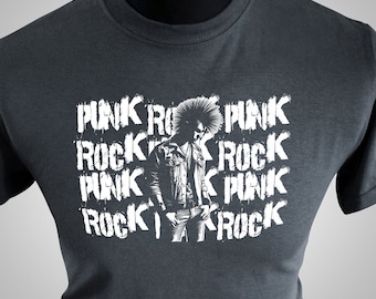 Punk Rock T Shirt (Grey)