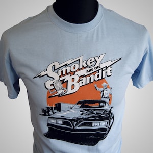 Smokey and the Bandit T Shirt (light Blue) - Etsy