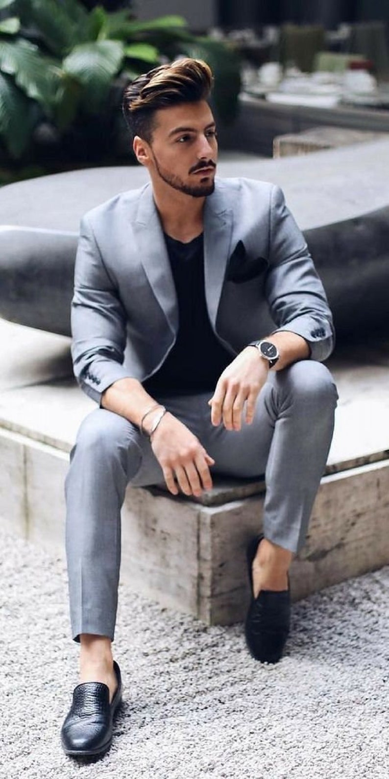 Men Suits Gary 3 Piece Beach Wedding Suit Groom Wear Suits - Etsy