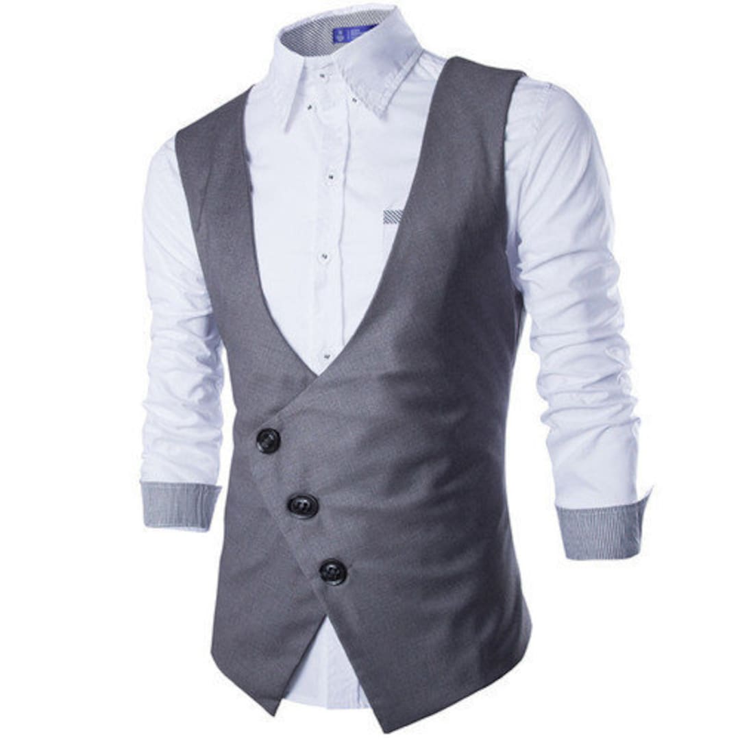 Men's Designer Waistcoat, Brown Waistcoat, Formal, Waist Coat for Men ...