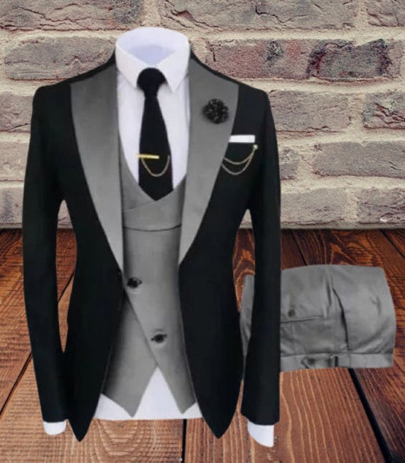 Light Blue Groom Tuxedos Custom Made Groomsmen Suit New Fashion Man Blazer  Mens Wedding Suits Jacket Pants Tie2636 From Ffre66, $88.65 | DHgate.Com