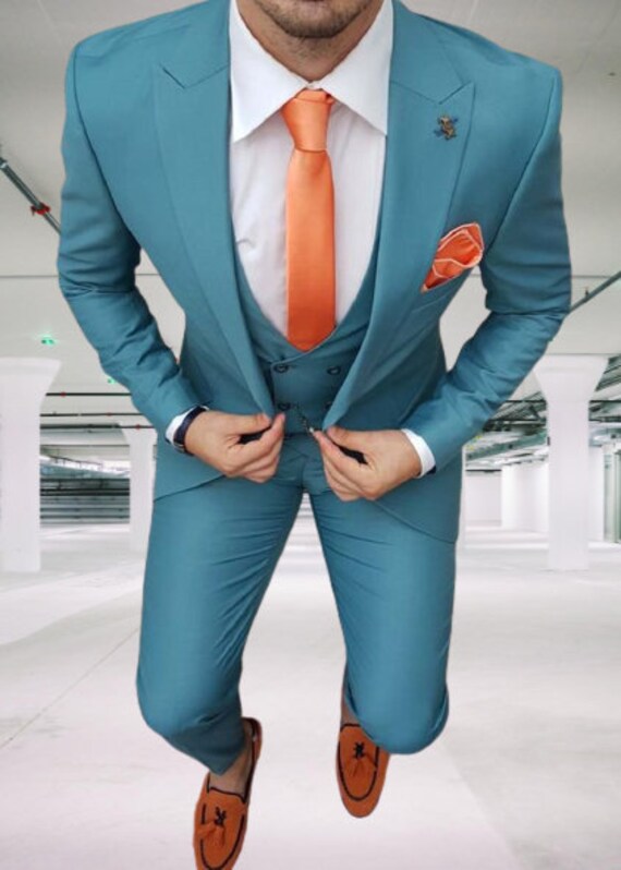 Sky blue colour coat deals suit