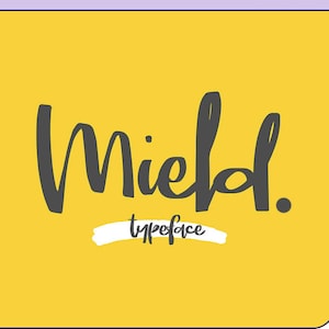 MİELD SCRİPT Font, Script Font, , Swirly Font, Handwritten Font, Wedding Font, Cursive Font, Font Download, Swash Font Digital calligraphy