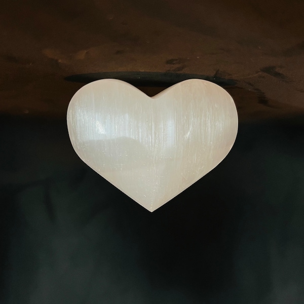 Seleniet Hart | Selenite Heart