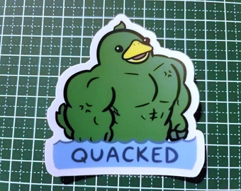 Protein Duck Sticker