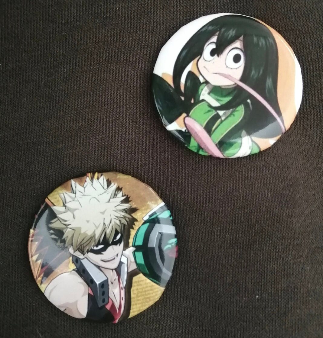 My Hero Academia Lot of 5 Badges / pins / MHA / Anime / Manga | Etsy