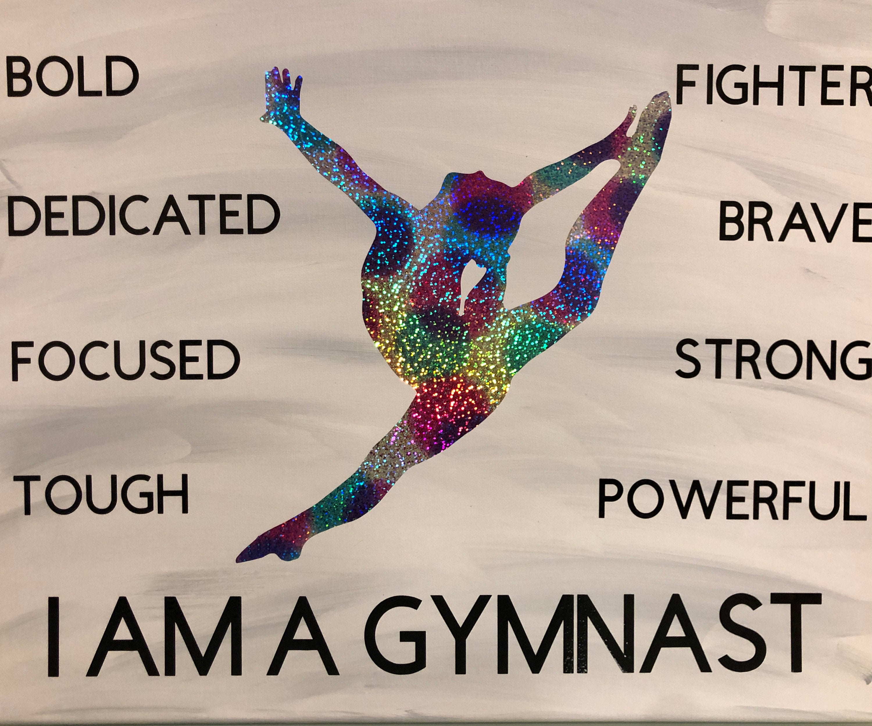 I Am A Gymnast 16X20 Canvas - Etsy