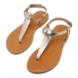 Sandales en cuir, sandales plates pour femmes, sandales pour femmes, sandales grecques pour femmes, sandales, sandales pour femmes en cuir, sandales dorées, sandales Thong.