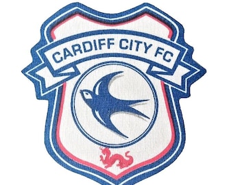 Bird Blue cardiff Flying Embroidered Patch Badge For Jacket Jeans Applique Fancy