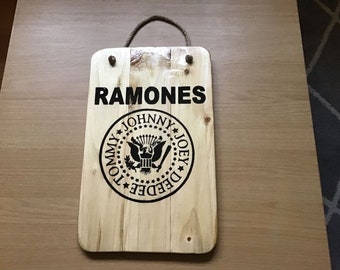 Ramones Rustic Wooden Sign