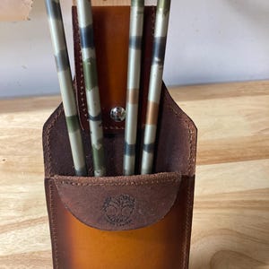Leather Pocket quiver and Archery Arm Guard