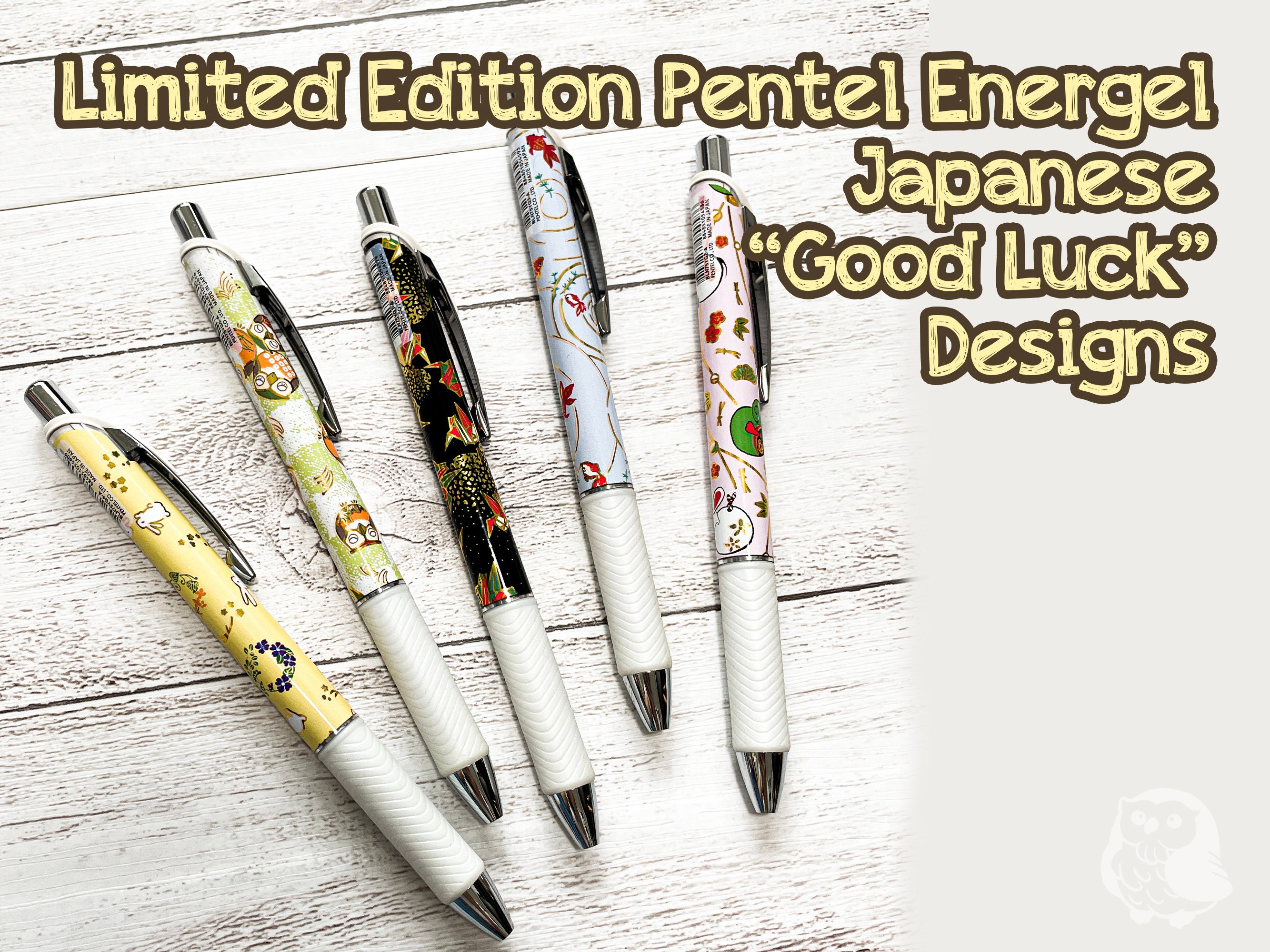 Japanese Good Luck Engimono X Pentel Energel Gel Pen Limited Edition Made  in Japan for Journaling, Writing, Note-taking 