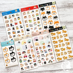 Kiefernbuch Japan| Katzen & Hunde Maskierung Zeitplan Siegel | TM01013, TM01014, TM01015, TM01089, T303011, T303012 | Planer, Journal, Scrapbooking