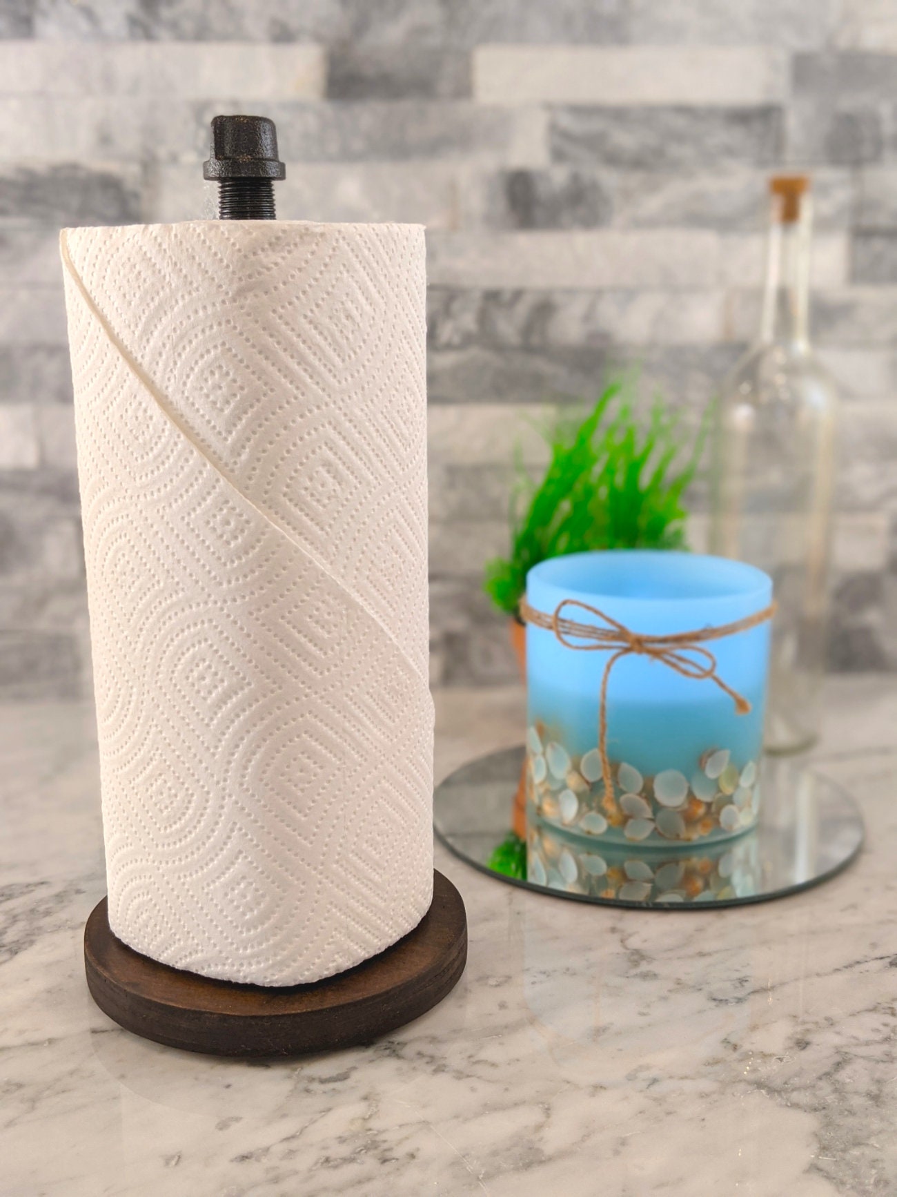 Farmhouse Paper Towel Holder Etsy